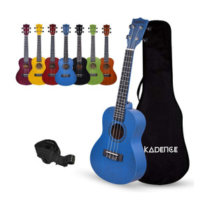 kadence concert ukulele 23 spring summer collection of ukuleles- fluorocarbon strings concert ukulele