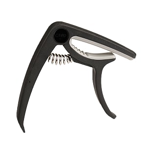 kadence cap-sc5 jamming series guitar capo with pin remover  spring-loaded trigger capo for acoustic electric amp ukulele  heavy-duty abs build  matte black