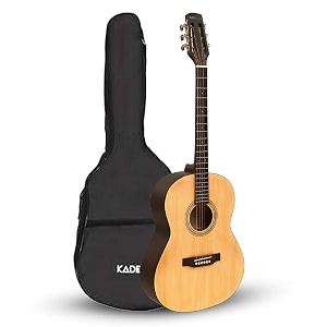 kadence bb01-nat acoustica 3934 acoustic guitar  dreadnought  comes with bag  includes learning course  natural
