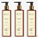 Herbal Shampoo| Black Seed and Henna| Shampoo with Conditioner|Free of Paraben, SLES, & Dioxane| For All Hair Types| Smooth, Soft & Shiny Hair for Wow Effect - 200ml (Pack of 3)
