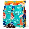 Kahawa 1893 Whole Bean Coffee Medium Light Roast Ethiopian Blend 24 Oz