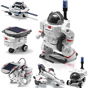 stem toys projects for kids age 8-12 science kits solar robot space toys gifts for 8-14 year old boys girls diy building experiments robots for teenage kids ages 8 9 10 11 12 birthday gifts