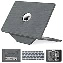 KAIJIAbox Compatible with MacBook Air 13 inch M5 M4 M3 M2 2026-2022, Grey