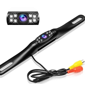 License Plate Backup Camera Waterproof 170 View