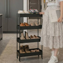 KAISER STORE Storage Rack 4 Layers Plastic