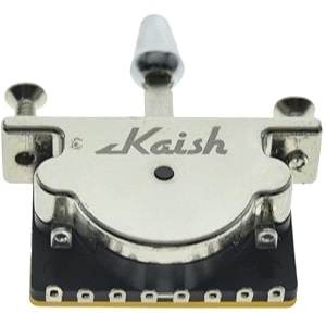kaish heavy duty 5 way guitar pickup lever switch guitar pickup selector switch for strat tele with plastic chrome tip
