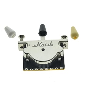 kaish kaish heavy duty 5 way guitar pickup lever switch guitar pickup selector switch for strat tele with 3 plastic tips