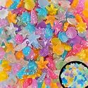 Kaiyuan Dynasty 300pc Sea Glow in The Dark Rocks Aquarium Glow Stones Rocks for Fish Tank Glow Pebbles for Fairy Garden,Yard,Bonsai,DIY Crafts,Color (0.8-1.2")
