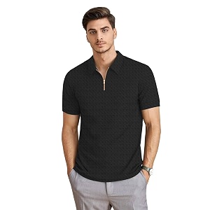 KAJARU Mens Polyster Blend Regular Fit T-Shirt