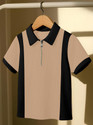 KAJARU Self Design Men Zip Neck Black