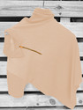 KAJARU Self Design Men Polo Neck Beige