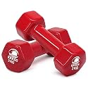 Kakss Cast Iron Vinyl Coated Dumbbells (3 + 3 = 6 KG)