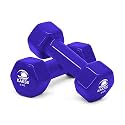 Kakss Cast Iron Vinyl Coated Dumbbells (5 + 5 = 10 KG)