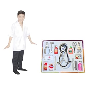 kaku fancy dresses our helper costume for boys amp girls  social helper doctor nurse fireman postman teacher farmer dress for kids