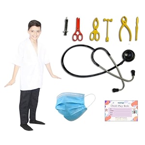 kaku fancy dresses our helper costume for boys amp girls  social helper doctor nurse fireman postman teacher farmer dress for kids