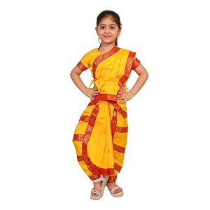 Kaku Fancy Dresses Indian Classical Dance Costume