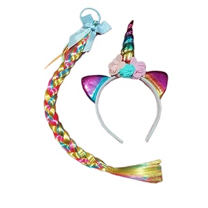 kaku fancy dresses princess accessories for girls  birthday party favors  elsa accessories crown wand unicorn headband for fairytale theme parties