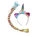 Kaku Fancy Dresses Princess Accessories For Girls | Birthday Party Favors | Elsa Accessories, Crown Wand, Unicorn Headband For Fairytale Theme Parties