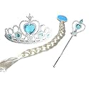 Kaku Fancy Dresses Princess Accessories For Girls | Birthday Party Favors | Elsa Accessories, Crown Wand, Unicorn Headband For Fairytale Theme Parties
