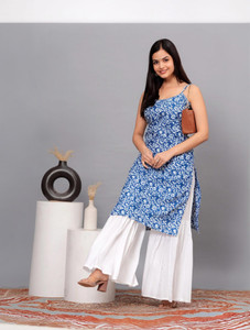 KALADISH Women Kurta Sharara Set