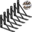 Kalanga Shelf Brackets 10 Inch Metal Shelf Holders 26x15cm Shelf Bracket (Iron)