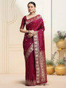 Kalapushpi Woven Banarasi Pure Silk Saree