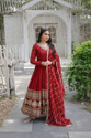 KALINI Women Georgette Kurta Dupatta Set