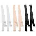 KALIONE 3 Pairs Bra Strap Replacement Women's Convertible Bra Straps, Adjustable Underwear Shoulder Strap, Bra Shoulder Straps Removable Multi Color Women Bra Straps(18mm Width)