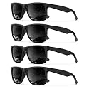 KALIYADI Sunglasses Men Polarized Sun glasses for Mens Womens Classic Matte Black Frame UV Protection 3pack