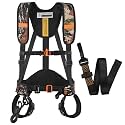 Kalkal Tree Stand Harness, Hunter Safety System with Whistle Aid, Adjustable Lightweight Hunting Harness for Hunting M/L/XL