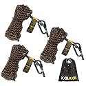 Kalkal Tree Stand Safety Rope, 30FT Reflective Hunter Safety Lifeline