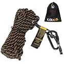 Kalkal Tree Stand Safety Rope, 30FT Reflective Hunter Safety Lifeline