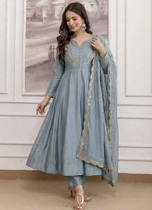 KALKI COLLECTION Printed Anarkali Kurta Bottom