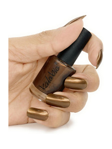 kalobio metallic nail enamel - walnut m8