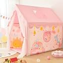 Jumbo Size Light Weight Kids Play Tent House For 3-13 Year Old Kids Girls And Boys Tent House Theme (Lovely Star Pink)