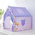 Jumbo Size Light Weight Kids Play Tent House For 3-13 Year Old Kids Girls And Boys Tent House Theme (Purple Girls)
