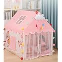 Jumbo Size Light Weight Kids Play Tent House For 3-13 Year Old Kids Girls And Boys Tent House Theme (Pink Barbie)