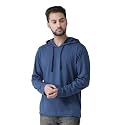 Kalt Men39s Cotton Blend Hooded Neck Zipper