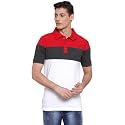 Kalt Men39s Half Sleeves Multicolour Polo Neck