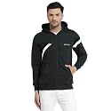 Kalt Men Full Sleeves Zipper Fleece Striped