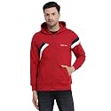 Kalt Men Full Sleeves Zipper Fleece Striped
