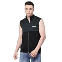 Kalt Men Sleeveless Zipper Fleece Dual Colour Jacket