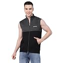 Kalt Men Sleeveless Zipper Fleece Dual Colour Jacket