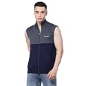 Kalt Men Sleeveless Zipper Fleece Dual Colour Jacket