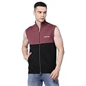 Kalt Men Sleeveless Zipper Fleece Dual Colour Jacket