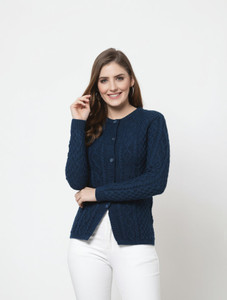 KALT Self Design Round Neck Casual Women