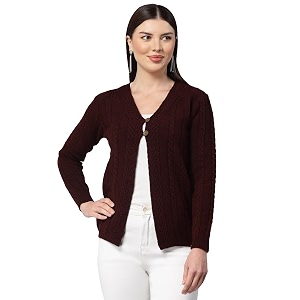 Kalt Women Cardigan Sweater for Winter Woolen