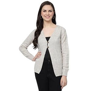 Kalt Women Cardigan Sweater for Winter Woolen