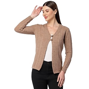 Kalt Women Cardigan Sweater for Winter Woolen