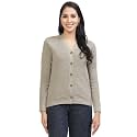 Kalt Women Full Sleeves V-Neck Design Acrylic